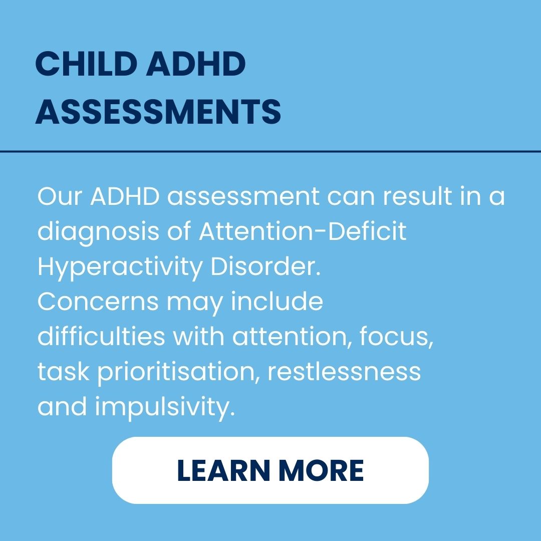 Child ADHD Assessments Telehealth Australia Online - Northside Psychology
